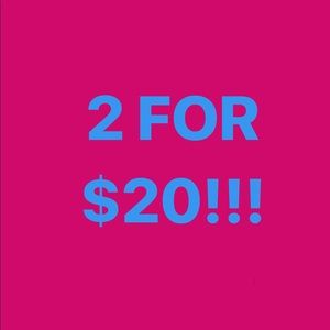 Pick 2 items in my closet for $20!